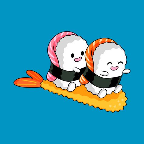 Sushi Cute Cartoon, Kawaii Sushi Drawing, Sushi Animated, Sushi Animation, Cute Sushi Drawing, Sushi Character, Sushi Emoji, Sushi Tattoo, Cartoon Sushi