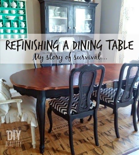 Dining Room Furniture Makeover, Dining Table Redo, Painted Dining Room Table, Diy Esstisch, Refinished Table, Dining Room Table Makeover, Dining Table Makeover, Painted Dining Table, Diy Kitchen Table