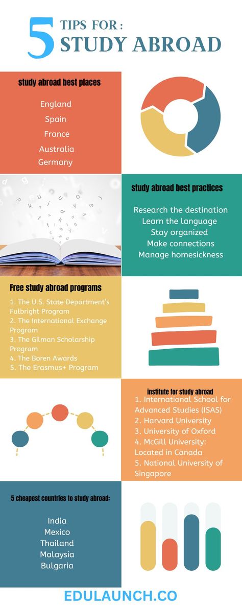 Are you looking for the best places to study abroad? With so many options and opportunities out there, it can be hard to decide where to go. To help you make the right choice, here is a list of the five TIPS to study abroad. Contact- www.edulaunch.co #StudyAbroadScholarship #StudyAbroad #StudyAbroadExperience #CulturalExchange #StudyAbroadTips Scholarships For Studying Abroad, Study Abroad Tips, Places To Study, College Help, Smart Study, Study Abroad Scholarships, Friends Cartoon, International Scholarships, Best Study Tips