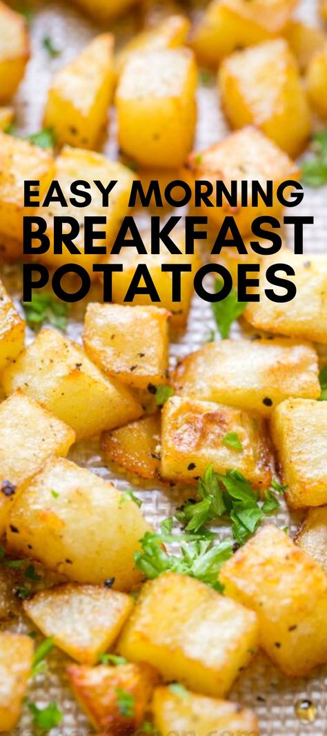 Easy Breakfast Potatoes, Crowd Breakfast, Breakfast Potato, Potato Breakfast Recipes, Breakfast Sides Dishes, Potatoes Easy, Breakfast Easy, Favorite Breakfast Recipes, Easy Morning