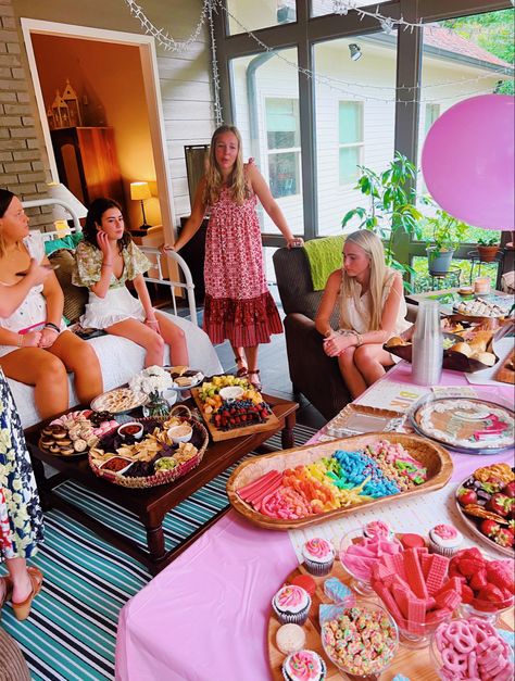 #charcuterieboardideas #aesthetic #preppy #birthday #party #partyfood #cute #deserts #sweet16 #sweet17 Preppy Summer Birthday Party, Preppy Decorations Party, Party Planner Aesthetic, Preppy Graduation Party, Preppy Pool Party, Preppy Dinner, Preppy Birthday Party, Preppy Bday, Birthday Tips