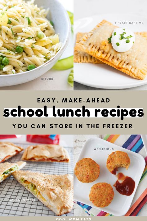 Make Ahead Lunches For Kids, Make Ahead School Lunches, Kids Lunch Containers, School Lunch Recipes, Easy Snacks For Kids, Lunch Prep, Cold Lunches, Make Ahead Lunches, Morning People