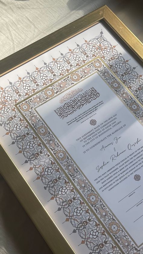 Design marriage certificates, invitation cards and boards Nikkah Certificate Border, Nikkah Template, Nikkah Certificate Template, Nikkah Frame, Nikah Certificate, Calligraphy Borders, Nikkah Certificate, Nikkah Bride, Sacred Union