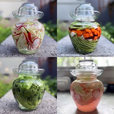 Fermentation Jar Recipes, Chinese Pickle Jar, Fermenting Jar Recipes, Sichuan Pickles, Chinese Pickles, Fermented Pickles Recipe, Lacto Fermented Pickles, Fermentation Station, Fermentation Jar