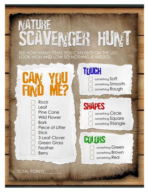 Girl Scout Brownie Outdoor Adventurer Badge Idea - Awesome activity for the family this Fall -- Nature Scavenger Hunt. Free sheet to print out and take with you to cross items off the list! My kids LOVED this! Senior Infants, Camping Scavenger Hunts, Nature Scavenger Hunt, Camping Bedarf, Girl Scout Daisy, Girl Scout Camping, Daisy Scouts, Troop Leader, Scout Activities