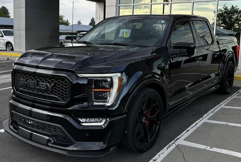 Ford Shelby F-150 Lariat Super Snake 75th Anniversary Edition F150 Super Snake, Ford Raptor Shelby, Shelby Truck, Shelby F150, Shelby Super Snake, Ford Trucks F150, Super Snake, Dream Trucks, Dream Vehicles