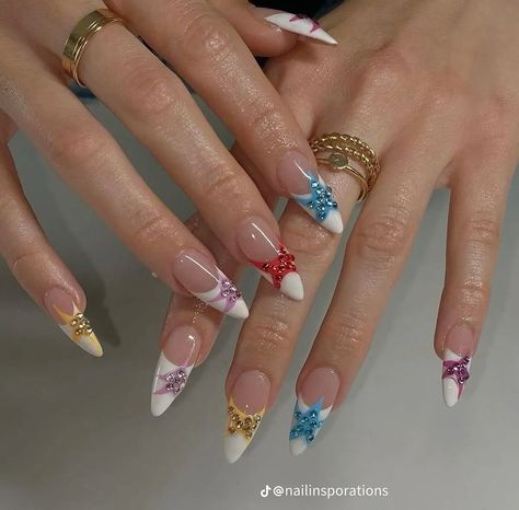 Starfish Nails, Europe Nails, Prom Nails Silver, Summery Nails, Soft Nails, Nail Swag, Instagram Nails, Nails Inspo, Dope Nails