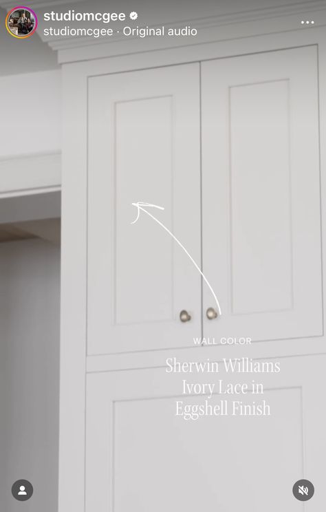 Ivory Lace Sherwin Williams, Sherwin Williams Ivory Lace, Home Interior Paint Colors, Pool House Guest House, White Kitchens, Butler Pantry, House Construction, Interior Paint Colors, Coordinating Colors