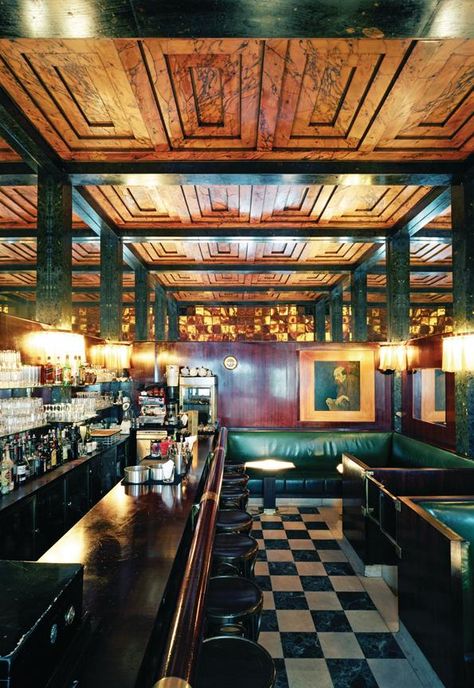 Chapter 22: Interior of American Bar in Vienna, Austria. Architect, Adolph Loos Bar Americano, Robert Mallet Stevens, Adolf Loos, American Bar, Yankee Candles, American Bars, Architecture Wallpaper, Walter Gropius, Wallpaper Magazine