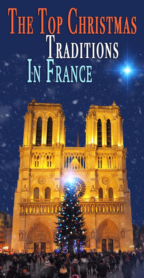 Find out more about the Top French Traditions of Christmas with: Advent in France The Christmas tree Saint-Nicholas and Santa-Claus Christmas' presents The Nativity scene Christmas' Eve in France The Midnight Mass The Christmas markets Christmas time in Paris The colours of Christmas The Poinsettia flower Mistletoe and holly Exchanging vows . #Christmas #FrenchMoments #FrenchChristmas #Noël #Noel #Xmas #Weihnachten #NotreDame #France #French French Christmas Traditions, French Christmas Tree, Christmas In France, France Craft, German Christmas Traditions, French Christmas Decor, French Crafts, Christmas Units, French Country Christmas