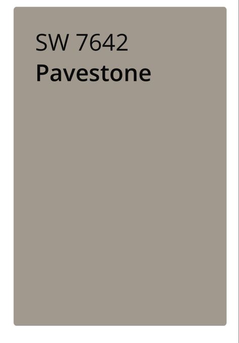 Sherwin Williams Pavestone, Sherwin Williams Colors, Color Chip, House Paint, House Paint Exterior, Color Samples, Sherwin Williams, Paint Color, Exterior Paint