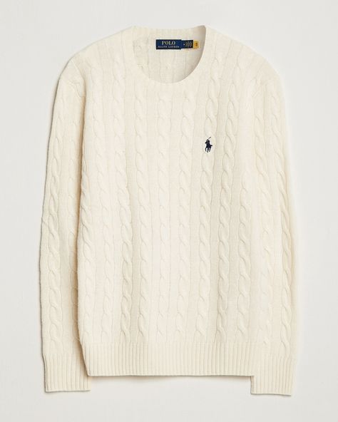 White Sweater Men, Ralph Lauren Clothes, Stockholm Aesthetic, Cashmere Polo Sweater, Ralph Laurent, Polo Jacket, Clothing Wishlist, Polo Ralph Lauren Sweater, Ralph Lauren Slim Fit