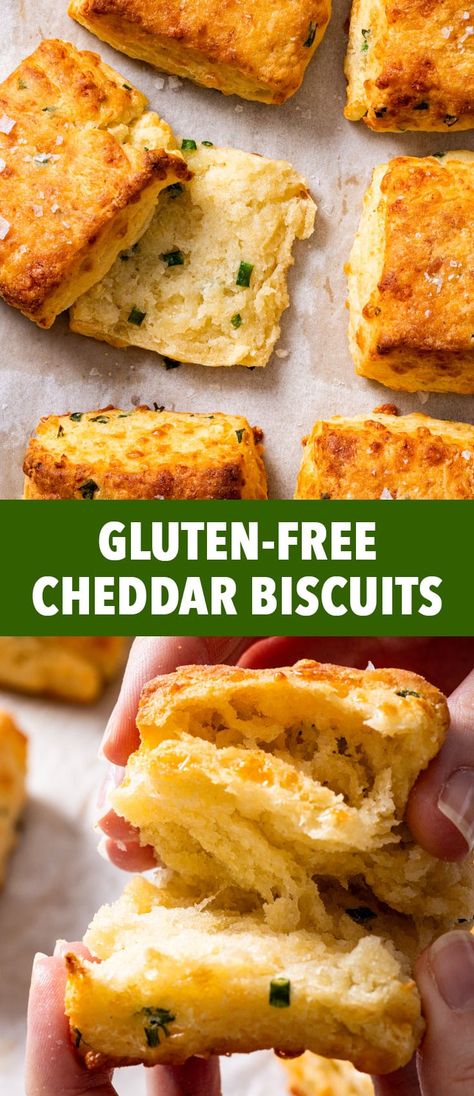 Gluten Free Buttermilk Cheddar Biscuits - Perfectly flaky, buttery and loaded with cheesy deliciousness, these gluten free buttermilk cheddar biscuits will be a hit with absolutely everyone, even non-gluten-free folks! They’re super easy to make (no special equipment needed) and they’re ready in about 35 minutes. Gluten free biscuits. Gluten free recipes. Thanksgiving side dish ideas. Thanksgiving recipes. Holiday recipes. Red Lobster Rolls, Thanksgiving Side Dish Ideas, Cheddar Biscuits Recipe, Biscuits Gluten Free, Gluten Free Buttermilk Biscuits, The Loopy Whisk, Cheddar Scones, Pain Sans Gluten, Gluten Free Biscuits