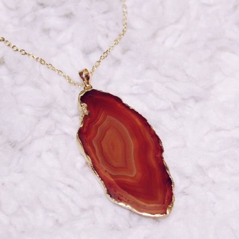 Druzy Necklace, Red Agate, Cute Packaging, Jewelry Business, Long Necklace, Gold Chains, Agate, Beaded Necklace, Gems