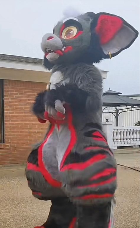 Demon Fursuit, Toony Fursuit, Quadsuit Fursuit, Dinomask Fursuit, Kemono Fursuit Dragon, Dino Mask Fursuit, Multicolorbark Fursuits, Fursona Ideas, Dino Mask