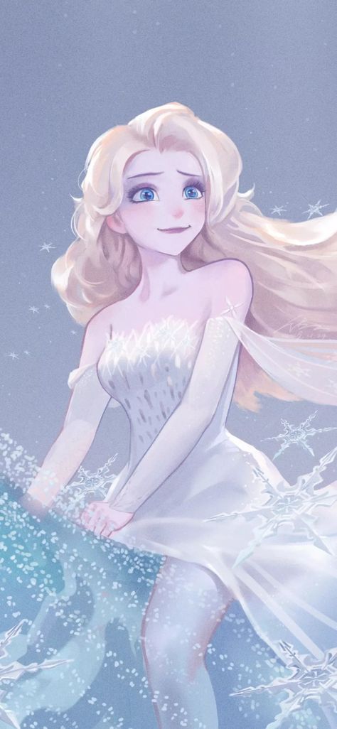 Elsa Anime, Frozen Fan Art, Disney Princess Anime, Disney Princess Fan Art, Frozen Disney Movie, Disney Princess Images, Karakter Disney, Disney Princess Frozen, Disney Elsa