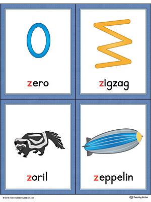 Z Words, Alphabet Word Wall Cards, Alphabet Word Wall, Jolly Phonics Activities, Color Worksheet, Vocabulary Flash Cards, Alphabet Words, Abc Flashcards, Alphabet Phonics