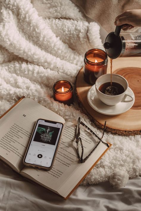 Wooden Cupboard Design, Book And Coffee, Book Coffee, Soya Mumu, Amber Jar Candle, Wooden Cupboard, Bookstagram Inspiration, Candles Photography, Book Instagram