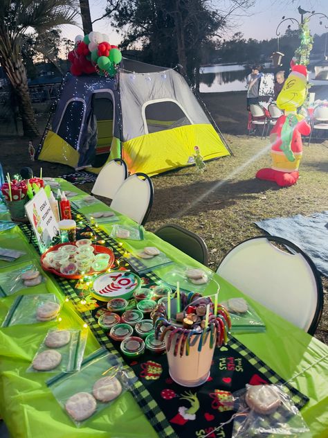 Christmas Camping Ideas, Christmas Camping, Camping Ideas, Grinch Christmas, Grinch, Tent, Camping, Holidays, Christmas