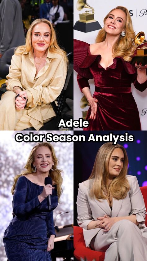 Curious about Adele color season? Explore her best palette, why online color analysis is accurate, and discover how Adele fits her color season. Soft Autumn Celebrity Examples, Colors For Soft Autumn, Soft Autumn Celebrities, Color Season Analysis, Season Analysis, Body Shape Guide, Soft Autumn Palette, Autumn Skin, Soft Autumn Color Palette