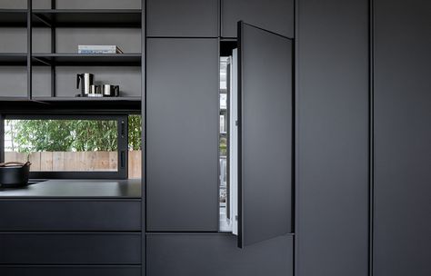 The Integrated Kitchen And The Modern Home | Habitusliving.com Hidden Fridge, Integrated Refrigerator, Fridge Design, John Irving, Refrigerator Cabinet, Bedroom Cupboard, Fridge French Door, Kitchen Appliances Luxury, Integrated Fridge Freezer