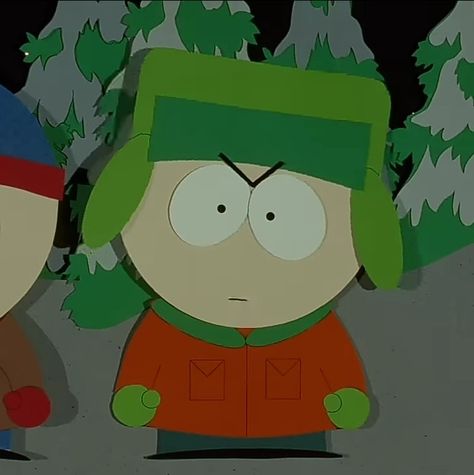 Peter Murphy, Kyle South Park, Kyle Broflovski, Goin Down, South Park Characters, Green Hats, Crazy Kids, South Park, Character Drawing