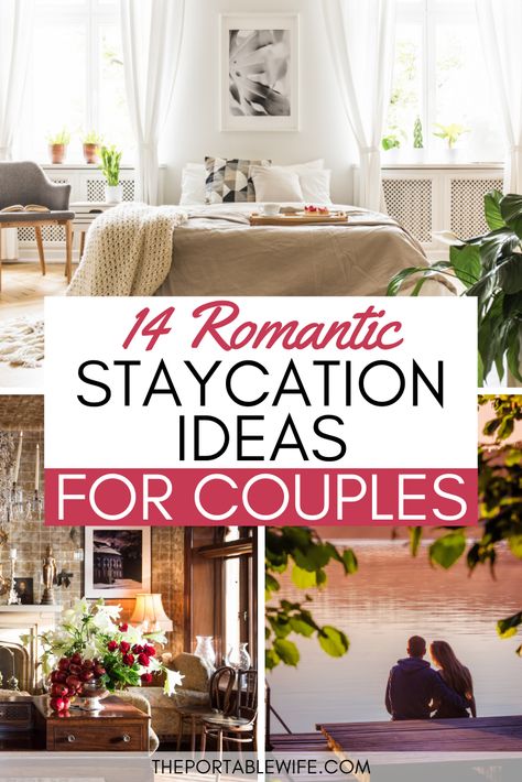 These romantic staycation ideas are perfect if you want to vacation on a budget. You can do a vacation at home or plan a weekend getaway with these local travel tips. Create your best staycation ever from this list of staycation ideas for couples, including budget staycations (glamping, road trips, etc.) and cute ideas for traveling your own city, like a fun city scavenger hunt! #staycation #localtravel #couplestravel #datenight Romantic Staycation Ideas, Staycation Ideas Family, Staycation Ideas For Couples, Vacation At Home, Hotel Staycation, Benefits Of Dandelion, Vacation On A Budget, Staycation Ideas, Couples Weekend