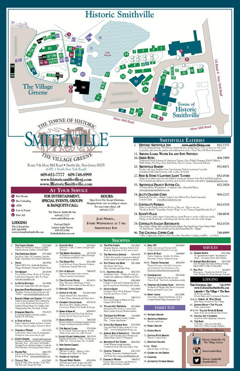 Historic Smithville Map Spring 2018 Day Trips In Nj, Smithville Nj, Car Shows, New Roads, Free Event, Mrs Claus, Cape May, Kids Events, Free Fun