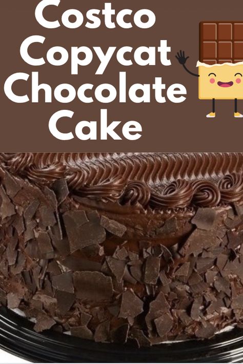 Costco Copycat Chocolate Cake Recipe — SavingsMania Costco Chocolate Cake Filling Recipe, Costco All American Chocolate Cake Recipe, Chocolate Spoon Cake, Costco Chocolate Cake Recipe, Chocolate Spoonful Cake Recipe, Costco Chocolate Cake Copycat, Costco Cake Recipe, Costco Cake Frosting Recipe, Copycat Cake Recipes