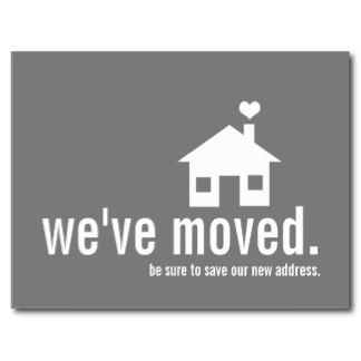 Change of Address Postcards, Change of Address Post Cards Moving Hacks Packing, Address Post, Change Of Address Cards, New House Announcement, Moving Packing, New Address, Change Of Address, Post Cards, Packing Tips