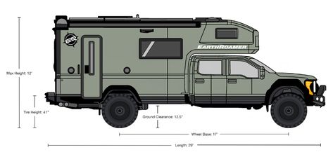 LTi - EarthRoamer Overlander Vehicles, Roof Hatch, Bug Screen, Concept Vehicles, Expedition Vehicle, Car Cartoon, Four Wheel Drive, Solar Powered, Entry Doors