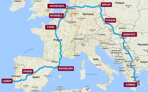 How To Plan A Europe Trip, Interrail Map, Interrail Itinerary, Backpack Europe, Interrail Europe, Europe By Train, Rome Trip, Europe Train Travel, Europe Train