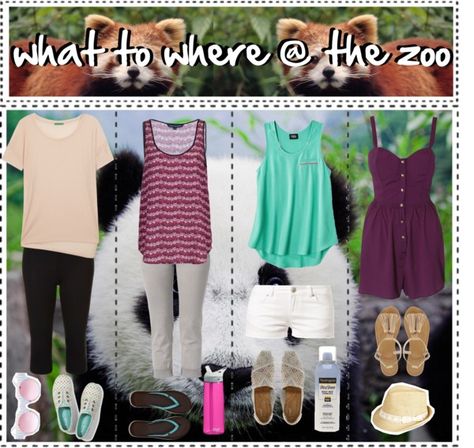 "what to wear to the zoo" by hipsters-tipsters-sisters ❤ liked on Polyvore What To Wear To Zoo Outfits Casual, Outfit For Zoo Trip Summer, Outfits To Wear To The Zoo Summer, What To Wear To The Zoo Outfits, What To Pack For Zoo Trip, Zoo Outfit Spring, Zoo Outfit, Baseball Mom Outfits, Safari Outfit