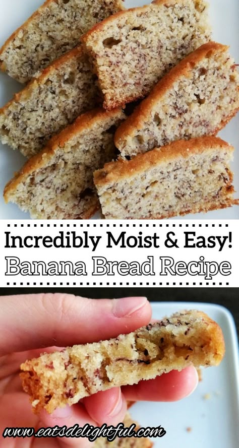 Joy Of Cooking Banana Bread Recipe, Homemade Banana Bread Easy, Banana Bread Moist, Homemade Banana Bread Recipe, Recipe For Banana Bread, Banana Bread Easy, Super Moist Banana Bread, Cooking Bananas, Banana Walnut Bread