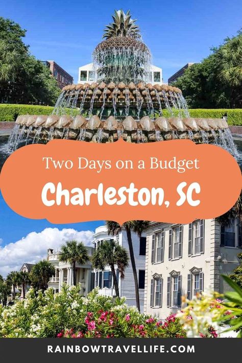 Charleston can be a very expensive city, but there are plenty of things to do that help make Charleston budget-friendly! This plan is filled with information for two days in Charleston on a budget, plus a few extra items that can be added or substituted. Vegan food places in Charleston included, plus places to stay in Charleston. Charleston Sc Hotels, Charleston Travel Guide, Charleston Hotels, South Carolina Travel, Charleston Travel, Food Places, Group Travel, Charleston Sc, Travel Advice