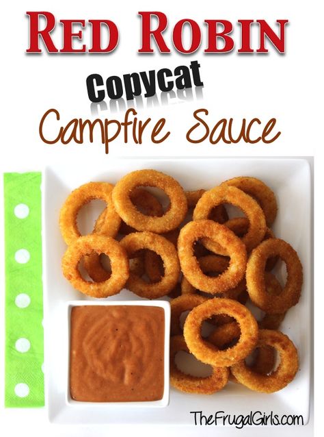 Red Robin Campfire Sauce Copycat Recipe! Mix some up in a flash as a dipping sauce for your onion rings, fries, or as a yummy burger sauce! | TheFrugalGirls.com Red Robin Campfire Sauce, Campfire Sauce, Yummy Burger, Delicious Dips Recipes, Frugal Girls, Recipes With Few Ingredients, Dip Recipes Easy, Burger Sauce, Copycat Restaurant Recipes