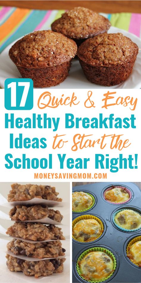 Looking for back to school breakfasts for kids? These are quick, easy, and healthy ideas! #breakfast #backtoschool #easymeals #kids #family #grocerybudget Quick Easy Healthy Breakfast, Sweet Potato Smoothie, Healthy Breakfast For Kids, Menu Sarapan Sehat, Back To School Breakfast, Healthy Afternoon Snacks, School Breakfast, Easy Healthy Breakfast Ideas, Breakfast Casserole Easy