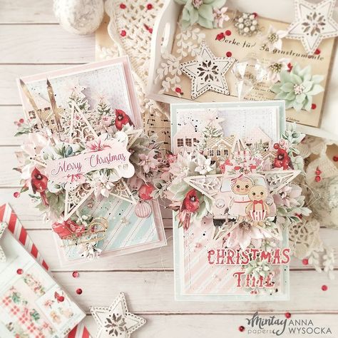 Project by Anna Wysocka #mintaypapers #mintay #mintaypapersmerrylittlechristmas #mintaymerrylittlechristmas #mintaypaperschippies #mintaychippies Mintay Christmas Cards, Mintay Cards, Mintay Papers, Class Projects, Merry Little Christmas, Christmas Collection, Christmas Cards Handmade, Card Inspiration, Paper Cards