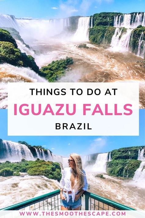 Brazil Iguazu Falls, Iguassu Falls Brazil, Iguacu Falls Brazil, Iguazu Falls Brazil, Brazil Activities, Iguacu Falls, Things To Do In Brazil, America Bucket List, Brazil Travel Guide