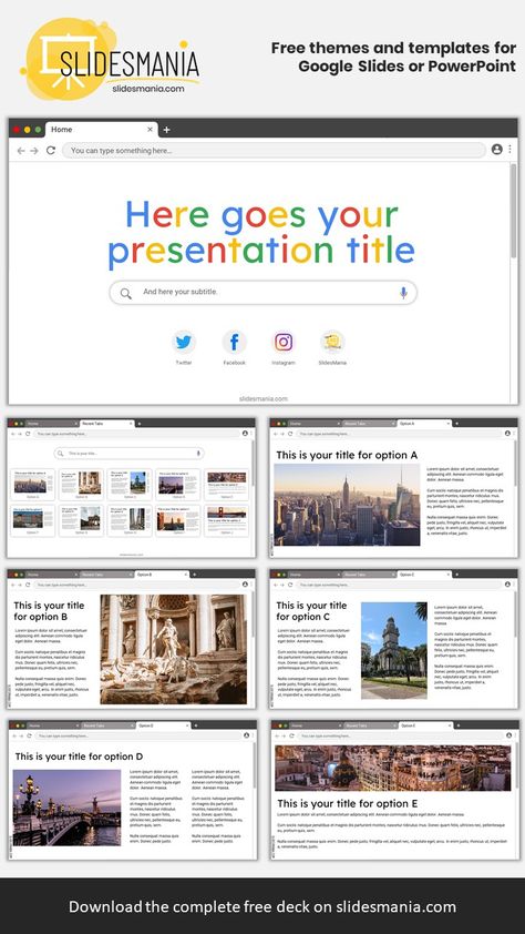 Google Inspired Ppt Template, Google Inspired Design, Pixelab Template, Ppt Ideas For School, Websites For Presentation Templates, Website Powerpoint Template, Google Powerpoint Template, Aesthetic Canva Presentation Templates, School Presentation Ideas Power Points