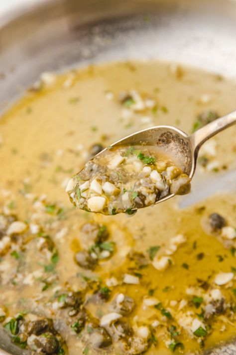 Caesar Butter, Caper Butter Sauce, Capers Sauce, Lemon Garlic Sauce For Fish, Caper Sauce, Lemon Caper Sauce Recipe, Lemon Parsley Butter Sauce, Lemon Dill Caper Sauce, Cod With Lemon Butter Caper Sauce