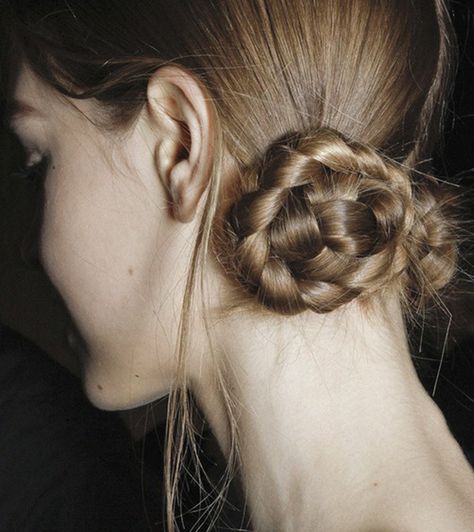 Braided buns. Braid Buns, Side Braid With Bun, Braided Buns, Weekend Hair, Hair Brained, Braided Bun, Princess Leia, Plaits, Hair Envy