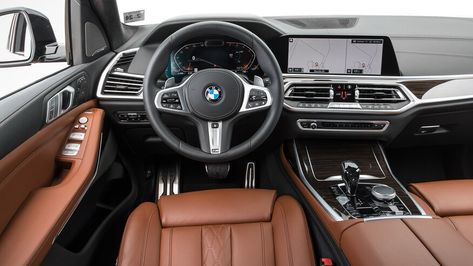 Review: What to Know About the 2019 BMW X7 Luxury SUV Bmw Interior, Dream Cars Bmw, Bmw X7, Fast Sports Cars, Bmw Suv, Concept Car Design, Bmw X6, Sports Sedan, Luxury Suv