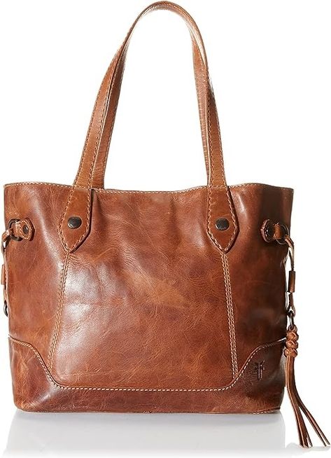 Amazon.com: Frye womens Melissa Carryall Tote, Cognac, One Size US : Clothing, Shoes & Jewelry Brown Leather Tote Bag, Designer Leather Handbags, City Fashion, Leather Totes, Carryall Tote, Perfect Handbag, Brown Leather Totes, Stylish Handbags, Hobo Handbags