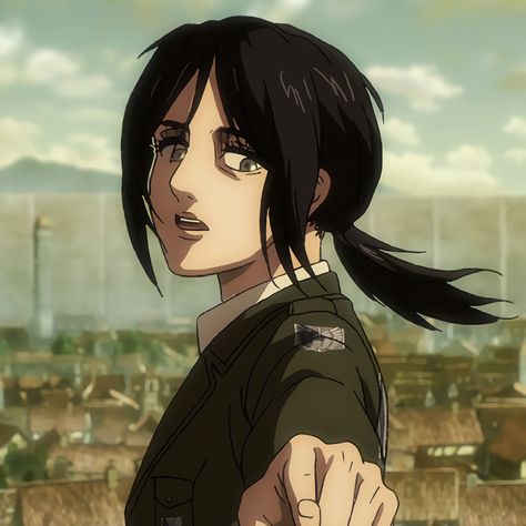 Pieck Finger, Aot Icons, Attack On Titan Jean, Gif Icons, Attack On Titan Aesthetic, Aot Characters, Hip Hop Art, Attack On Titan Art, Titan Anime