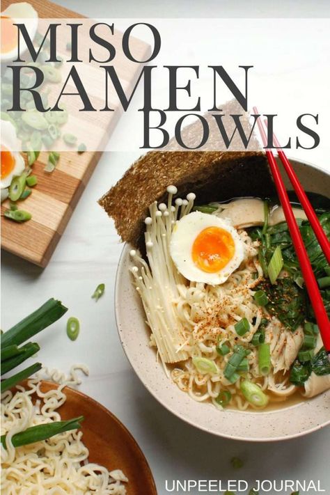 Miso Ramen Soup Recipe, Easy Miso Ramen, Miso Ramen Soup, Recipe For Soup, Ramen Noodle Recipe, Ramen Noodle Recipes Soup, Ramen Soup Recipes, Chili Oil Recipe, Ramen Recipes Easy