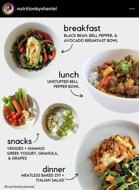 Daily Meal Plan Healthy, Shantel Taylor, Healthy Daily Meals, Full Day Of Eating, Day Of Eating, Meal Prep Snacks, Easy Healthy Meal, Easy Healthy Meal Prep, Healthy Food Dishes