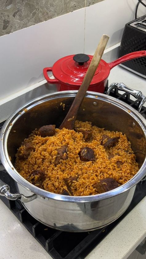 Jollof Rice Nigerian, Naija Food, Carribean Food, Food Business Ideas, Africa Food, African Cooking, Jollof Rice, Nigerian Food, Food Business