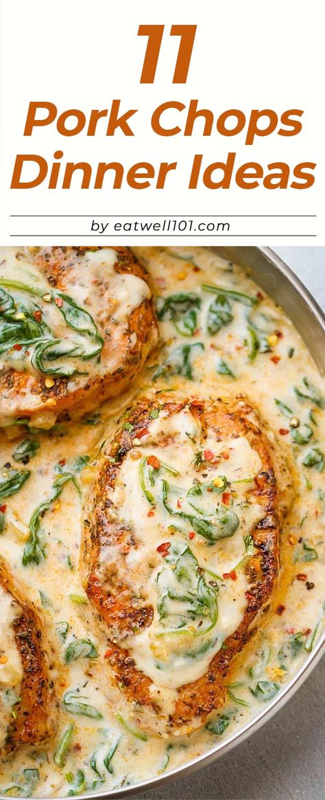 Pork Chop Recipes: 11 Best Pork Chop Recipes Ideas — Eatwell101 Pork Chop Sandwich Recipes, Breaded Pork Chop Recipes, Pork Chops Dinner Ideas, Best Pork Chop Recipes, Recipes Pork Chops, Healthy Pork Chops, Healthy Pork Chop Recipes, Pork Chop Dishes, Best Pork Chop Recipe