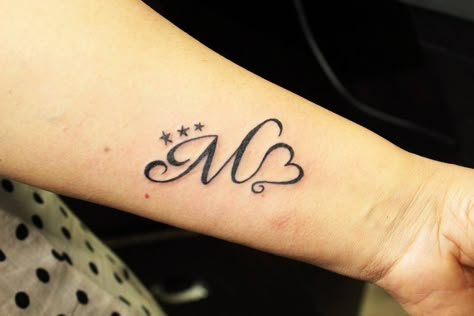 Inspirational Tattoo Designs Tattoo Letters, Minimalist Tattoo Meaning, Paris Tattoo, Typography Tattoo, M Tattoos, The Letter M, Small Tattoos With Meaning, Inspiration Tattoos, Small Tattoos For Guys